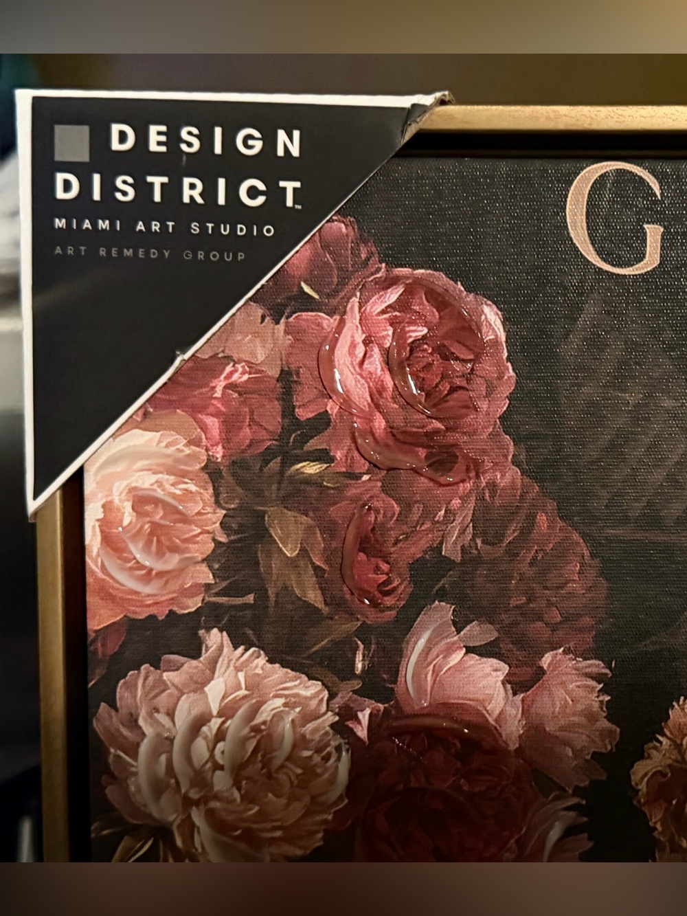 Design District. NWT Stunning Gucci Tiger & White Sports Car Framed Art Print - Picture 4 of 8